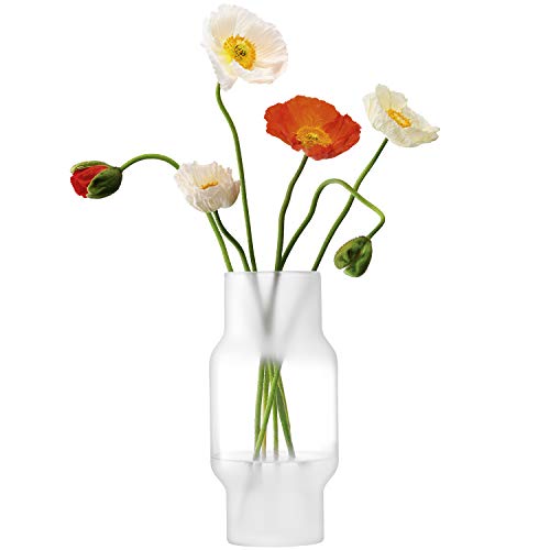 LSA International Mist Vase H30cm Part Frost- 1 Unit - Mouthblown & Handmade Glass - MC10