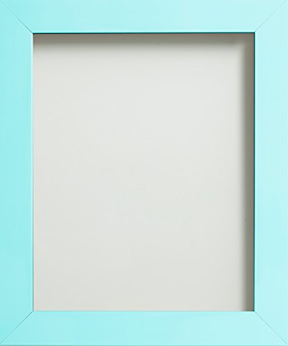 Frame Company Candy Range 10 x 8-Inch Plastic Picture Photo Frame, Aqua Blue