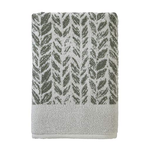 SKL Home Bath Towel, Cotton, Sage, 28x54