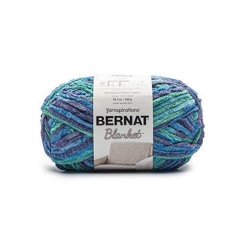 Bernat Blanket, Ocean Shades, 300g, Blue