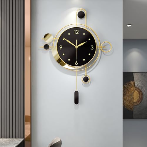 Gilacco Wall Clock(bf106golden, US)