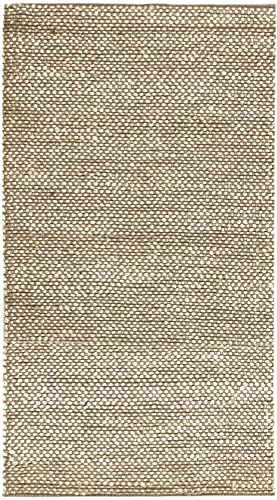 HAMID - Rug Jute Giralda Natural White Colour, Jute Rug, Area Rug 100% Jute Fibre Handmade Resistence, Braided Rug for Home, Living Room, Floor Carpet..(110x60cm)