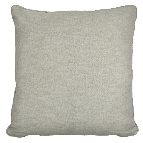 Fusion - Sorbonne - 100% Cotton Filled Cushion - 43x43 cm in Silver