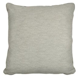 Fusion - Sorbonne - 100% Cotton Filled Cushion - 43x43 cm in Silver