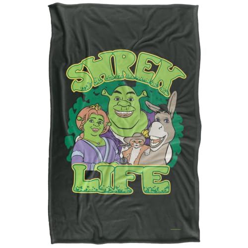 Shrek Life Donkey And Fiona Silky Touch Super Soft Throw Blanket 91 x 147 Cm