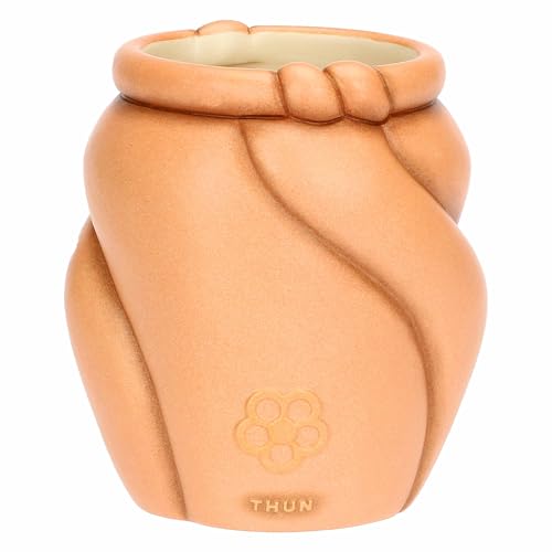 THUN Twist Vase, Small-Ceramic-Spring Garden Collection-13.5 x 12.5 x 15 cm