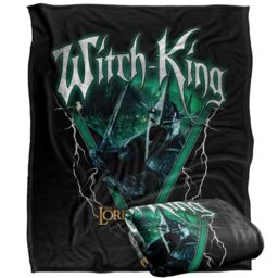 "LOGOVISION Lord of The Rings Witch King Heavy Metal Silky Touch Super Soft Throw Blanket 50""x60"""