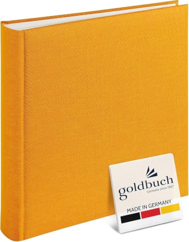 Goldbuch photo album, summertime, 25x25 cm, 60 pages with glassine, yellow, 30x31 cm