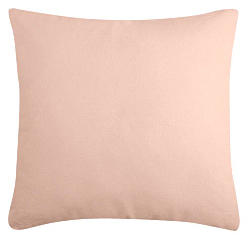 LOVELY CASA Duo Cushion 50 x 50 cm, Cotton, Powder/Mouse