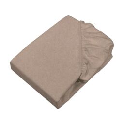 SETEX Flannelette Fitted Sheet Melange, 160 x 200 cm Fitted Sheet, Approx. 90% Cotton/Approx. 10% Polyester, Bed Sheet in Beige