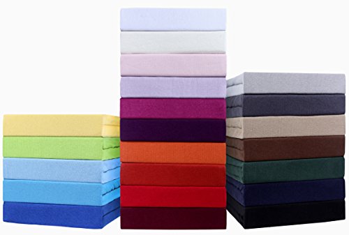 Nature Mark Water Bed and Box Spring Bed Fitted Sheet, Anthracite Grey, 180 x 200 to 200 x 220 cm