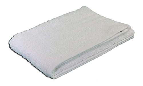 G??zze - Elegant Bath Towel, Sylt, 100% Cotton, Heavy Weight (440 g/m??), 100 x 150 cm - White