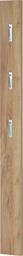 Germania Coat Rack Panel 3348, with fold-out coat hooks, in Navarra-oak repro, 15 x 170 x 4 cm (WxHxD) 3348-243