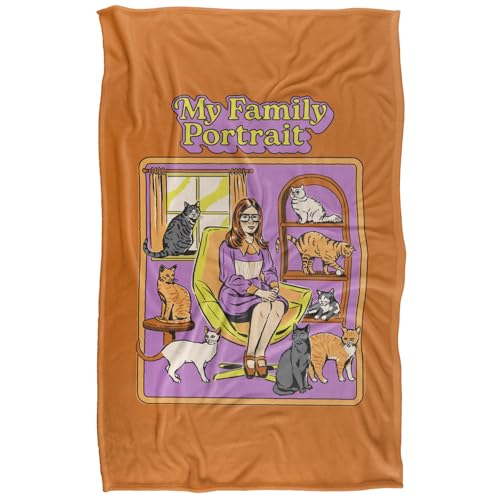 Steven Rhodes My Family Portrait Silky Touch Super Soft Throw Blanket 91 X 147 Cm