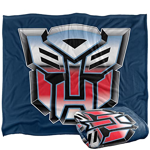 "TRANSFORMERS Autobot Airbrush Logo Silky Touch Super Soft Throw Blanket 152 x 127 cm, 50"" x 60"""