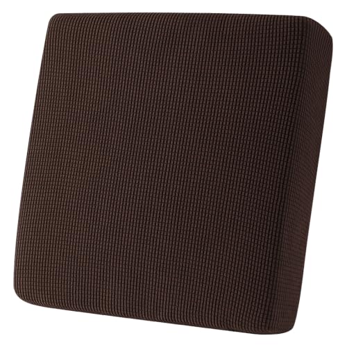 Hokway Couch Cushion Covers Stretch Cushion Covers Sofa Seat Cushion Slipcover Cushion Protector(Chocolate, Small)