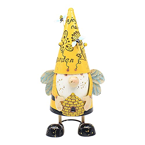 Lesser & Pavey Bee Gnome Garden Ornaments - Lovely Gardening Gifts For Women & Men - Designed By Bright Eyes - Garden Decorations For Any Garden