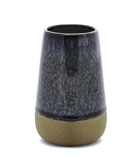 Paddywax Scented Candles Premium Kin Range Candle in Reusable Glazed Ceramic Pot, 283g, Black Fig + Rose