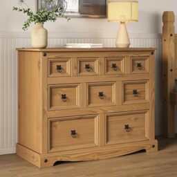 Mews Corona Chest of Drawers 9 Drawer Merchants Chest Sideboard
