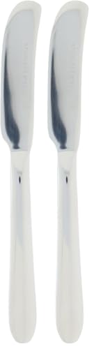 Tala Performance Stainless Steel Butter Knife, Stainless Steel with Mirror Polish Finish, Dishwasher Safe, Metallic Silver, 16.3 x 2 x 0.5 cm (Pack of 2)