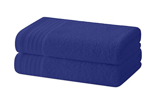 Degrees home - Set of 2 Hand Towels - Bath Towels - 100% Cotton - 480g/m2-100x50cm