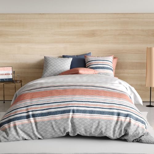 Chakra Duvet Cover 240 x 220 cm + 2 Pillowcases Cotton 57 Thread Count