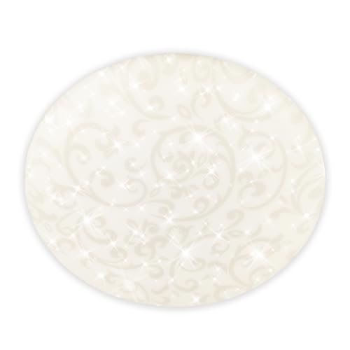 BRILONER - LED Ceiling Light with Starry Sky, Neutral White, Floral Pattern, LED Light, Ceiling Lights for Living Room, Bedroom, Lounge, 27.8x6.5 cm, White