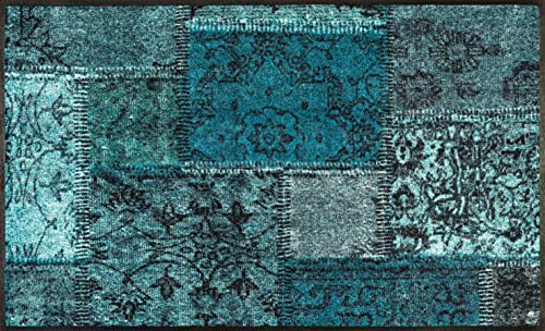 Wash&Dry Doormat, Acrylic, grün, 75 x 120 x 0.7 cm