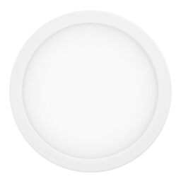 Eglo Connect.z Smart Home LED Bathroom Spotlight Fueva-Z, Flat spot Light for Ceiling, Ø 8.5 inches, ZigBee, app and Voice Control, Warm – Cool White, dimmable, White, IP44