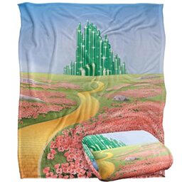 THE WIZARD OF OZ Yellow Brick Road Silky Touch Super Soft Throw Blanket 152 x 127 cm