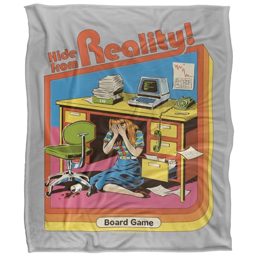 Steven Rhodes Hide From Reality Silky Touch Super Soft Throw Blanket 152 X 127 Cm
