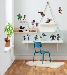 Wandtattoo - Spidey and Friends - Größe 50 x 70 cm - Komar, Kinderzimmer, Wandaufkleber, Wanddekoration, Wandsticker