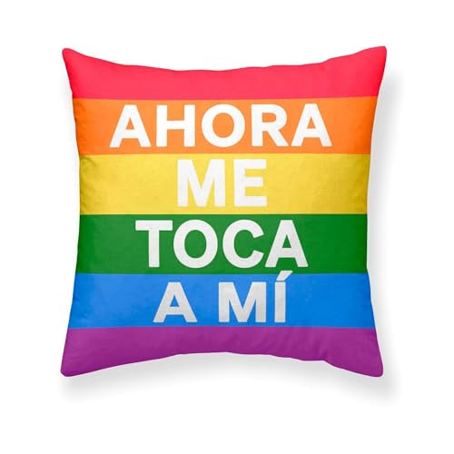 BELUM - Cushion Cover Size: 50 x 50 cm Fabric: 100% Organic Cotton Model: Pride 28 - Cushion Cover LGTBIQ+