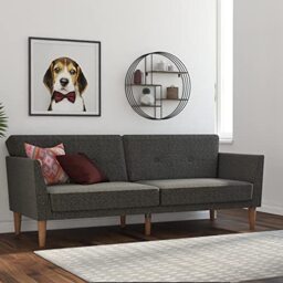 Novogratz Regal Sofabed Grey Linen