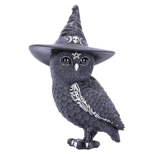 Nemesis Now Figurine Cult Cuties Owlocen Witches Hat Occult Owl - 13,5 cm/Figurka Cult Cuties zaczarowana sowa Owlocen - 13,5 cm [FIGURKA], Black