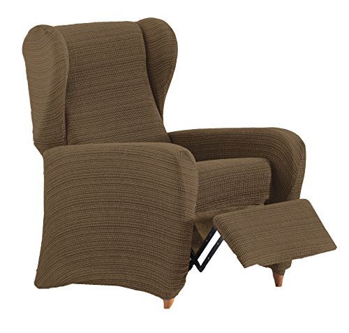 Eysa Aquiles Bi-Elastic Relax Sofa Cover Colour 07-Brown, Polyester-Cotton, brown, 37 x 29 x 5 cm