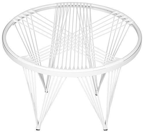 Safavieh Metal Launchpad Chair, in White and White
