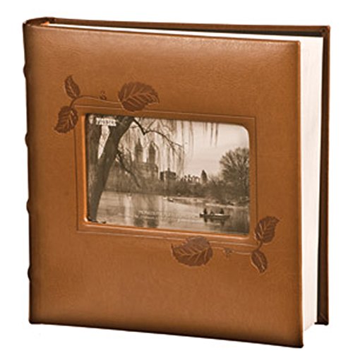 Pioneer Embossed Ivy Frame Leatherette Cover Photo Album, Brown