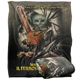 FRIDAY THE 13TH Blanket, 152 x 127 cm International Chainsaw Poster Silky Touch Super Soft Throw Blanket