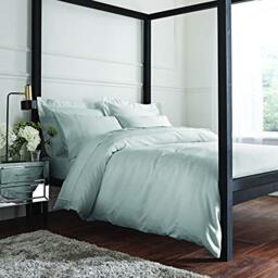 Bianca Luxury 800 Thread Count Cotton Sateen Emperor Duvet Set Silver