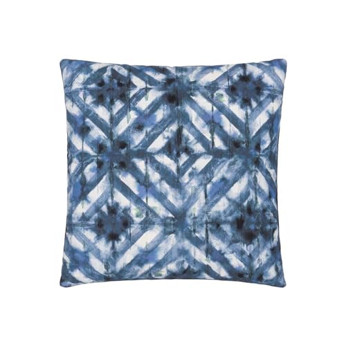 Designers Guild Cushion cover, PARKET Batik Indigo, 60 x 60 cm