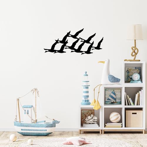 Stylish Black Decorative Metal Wall Accessory, 29 x 70 cm, 100% Metal, 1.5 cm Thickness, Perfect for Modern Home Decor & Office Spaces