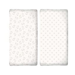 Official Gruffalo Cot Bed Sheets 140 x 70 cm Fitted Super Soft and Breathable Cot Bed Sheets Cozy Baby Cot Sheets 2 Pack Cream Gruffalo Pattern