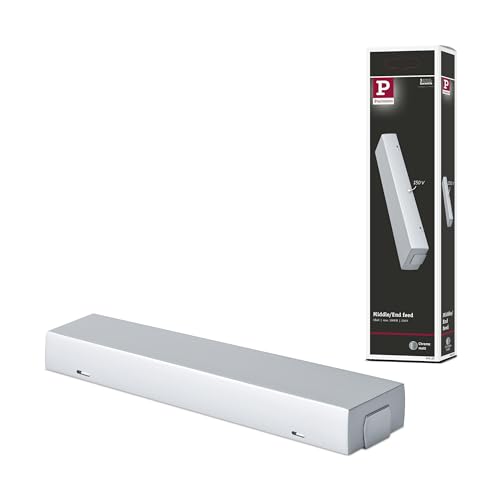 Paulmann 96885 URail Middle Feed 205x45mm max. 1000W Chrome matt Rail System