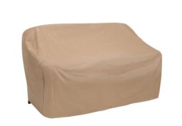 Protective Covers Weatherproof 2 Seat Wicker/Rattan Sofa Cover, X Large, Tan - 1122-TN