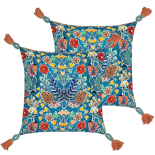 furn. Wylder Adeline Square Feather Filled Cushion - Twin Pack
