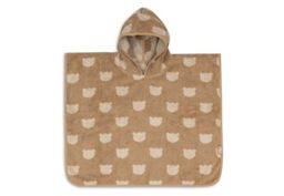 Jollein Bath Poncho Baby & Child - Jacquard - Teddy Bear - 100% Cotton - Terry Cloth - OEKO-TEX Certified - Poncho Towel - For Boys & Girls