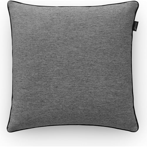 ECOMMERC3 Universal and Versatile Cushion Cover 45 x 45 cm Anthracite Protector Easy to Install for Back, Seat and Arms
