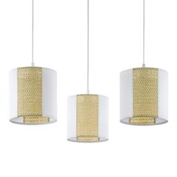 EGLO pendant light Arnhem, 3-light hanging lamp Vintage, Boho, Hygge, steel