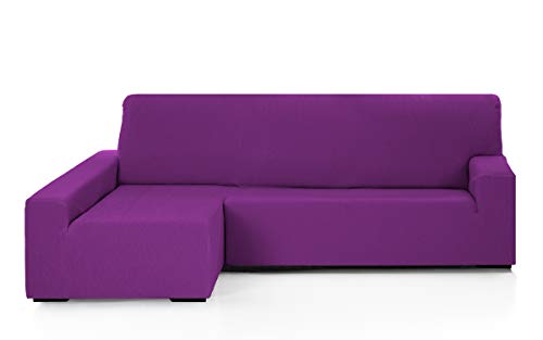 Martina Home - Emilia - Elastic chaise longue cover - Long left arm (front view) - Cardinal